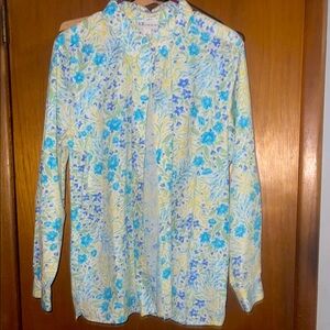 Floral Long Sleeve Shirt.  The Tog Shop.